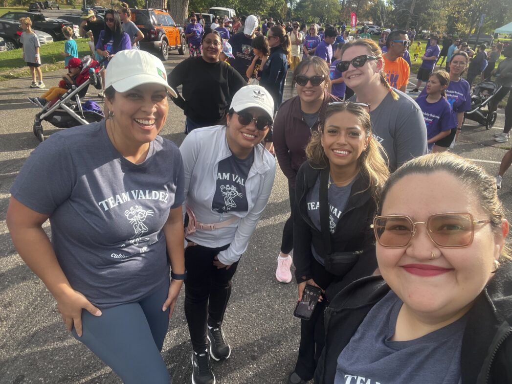 Photo of teachers and paras at the annual DPS Back2School 5K.