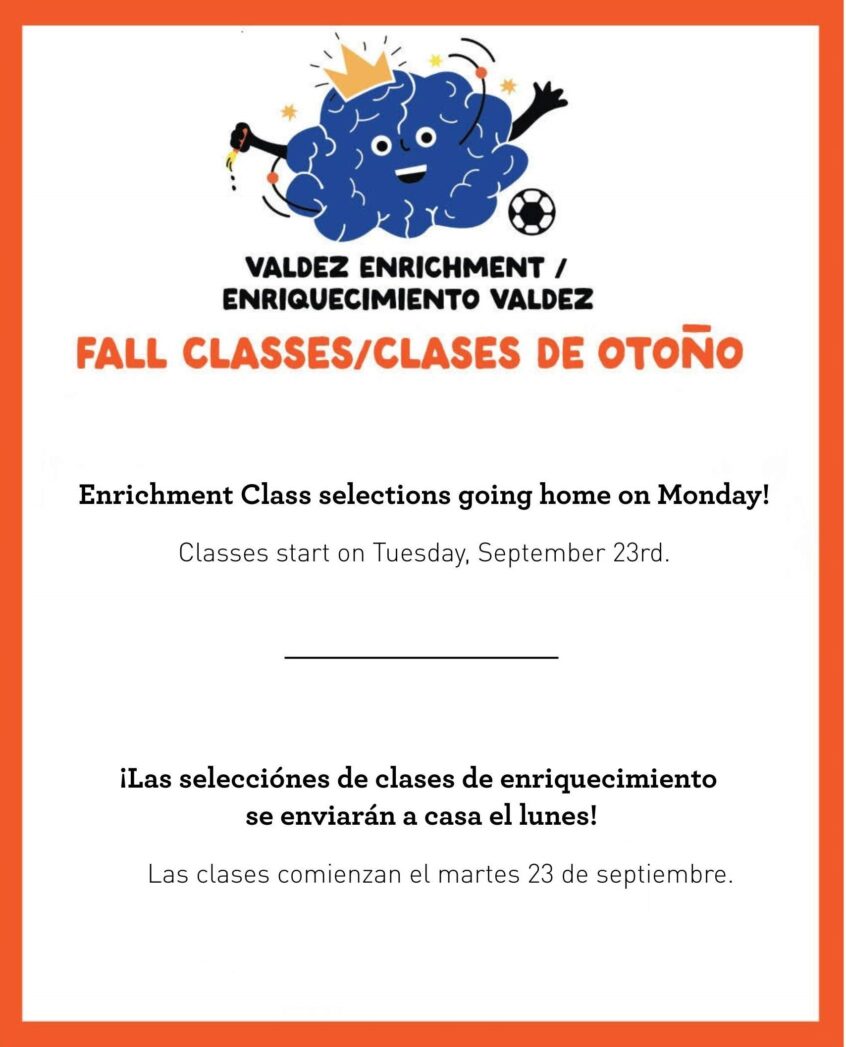 Enrichment flyer