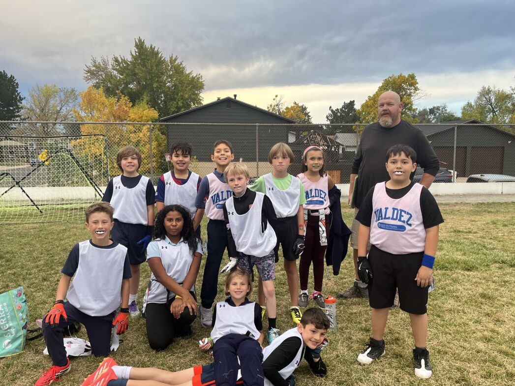 Photo of Valdez flag football team