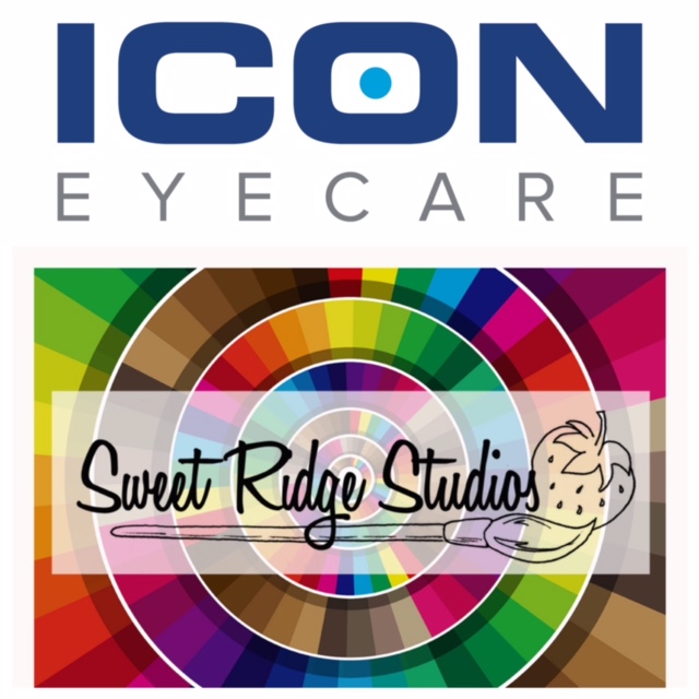 Logos for Icon Eyecare and Sweet Ridge Studios