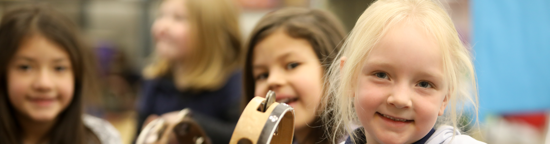 students playing music