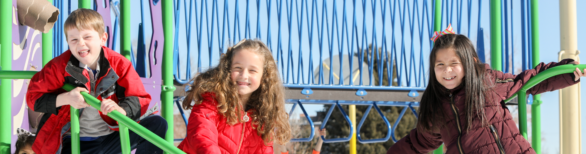 student on playground